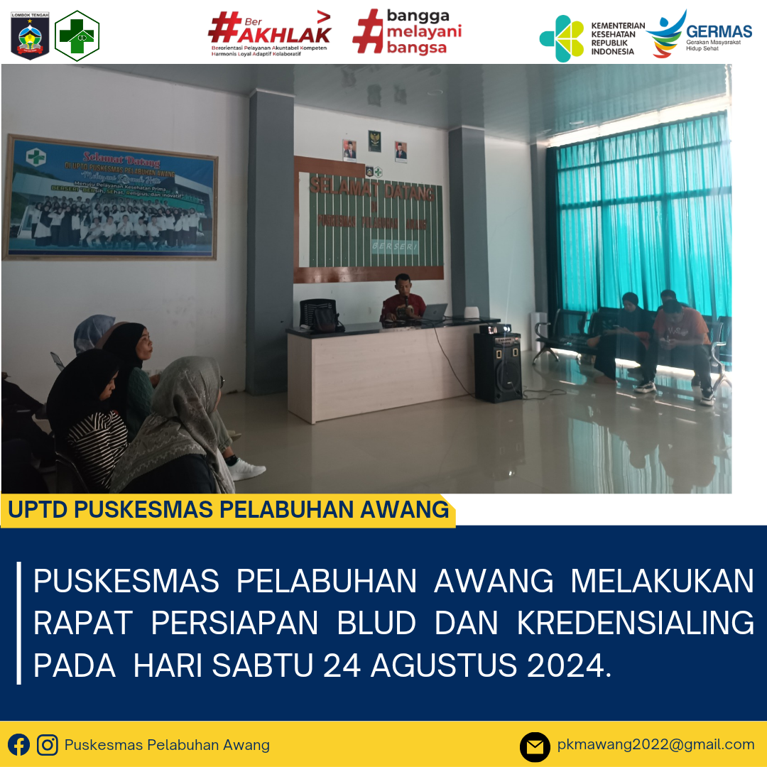 Puskesmas Pelabuhan Awang Gelar Rapat Persiapan BLUD dan Kredensialing