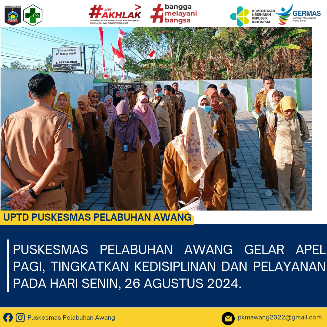 Puskesmas Pelabuhan Awang Gelar Apel Pagi, Tingkatkan Kedisiplinan dan Pelayanan