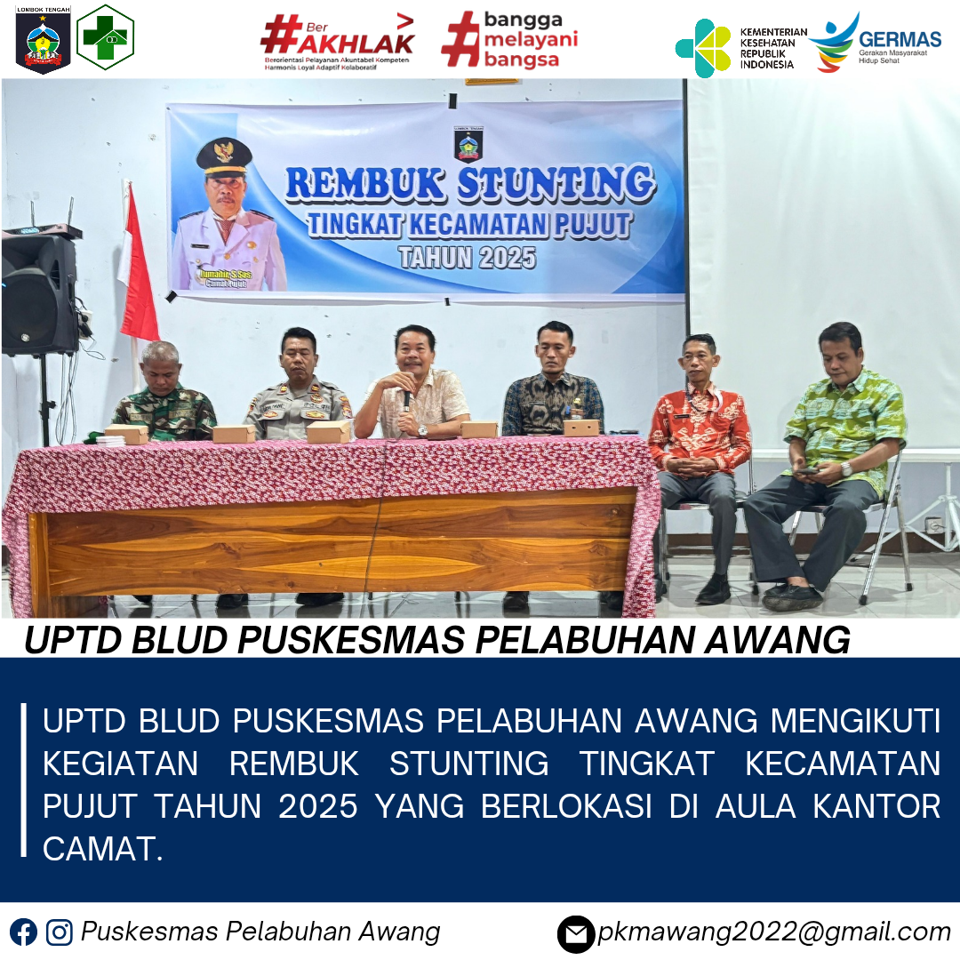 Rembuk Stunting Tingkat Kecamatan Pujut 